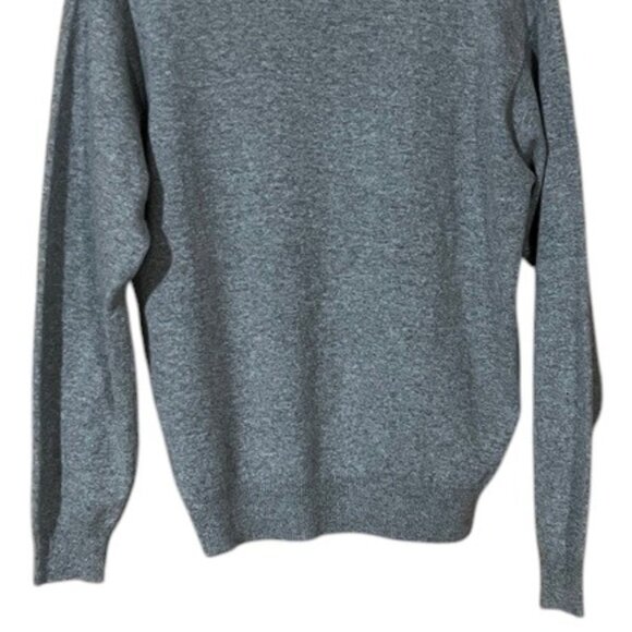 Valerie Stevens Gray Cashmere Turtleneck Sweater NWOT - Picture 6 of 8